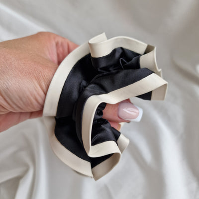 Scrunchie Schwarz 10 cm