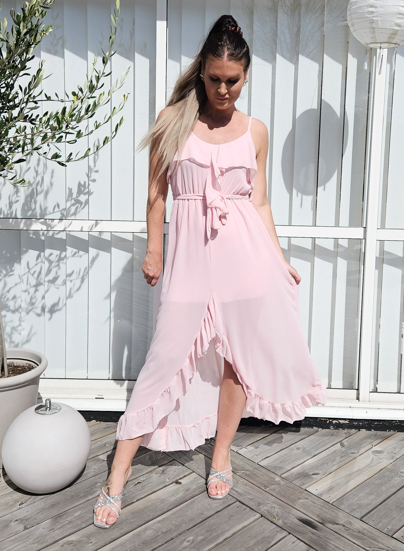 Maxi-Kleid Enya Rosa