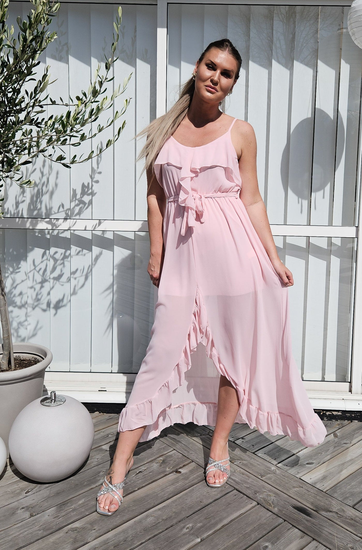 Maxi-Kleid Enya Rosa