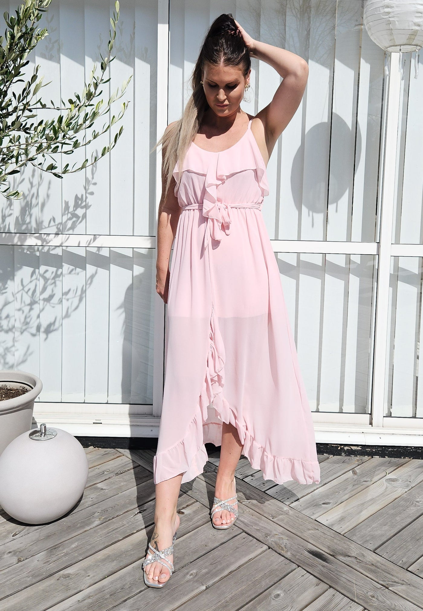Maxi-Kleid Enya Rosa