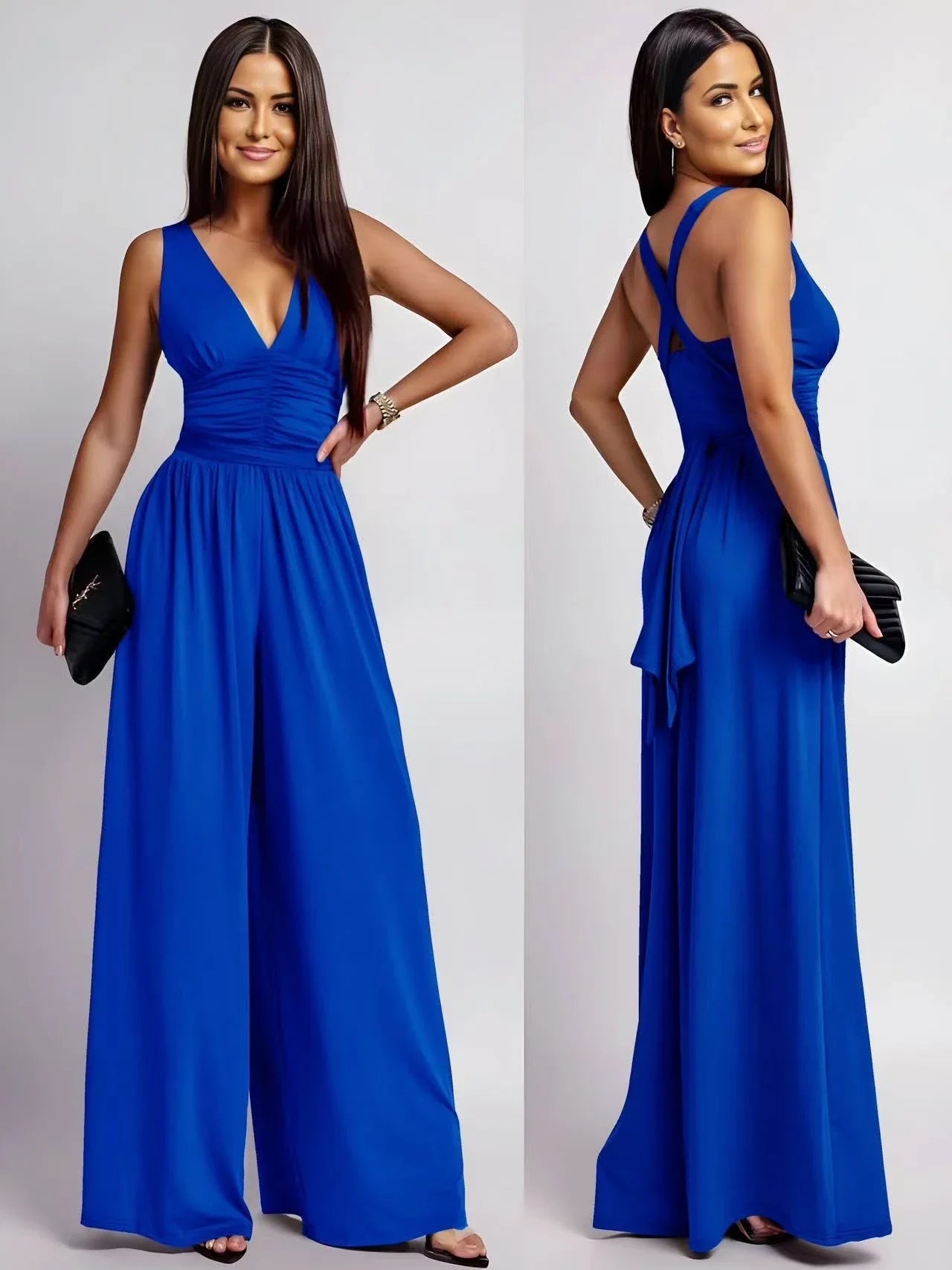 Byxdress Anna Royalblau