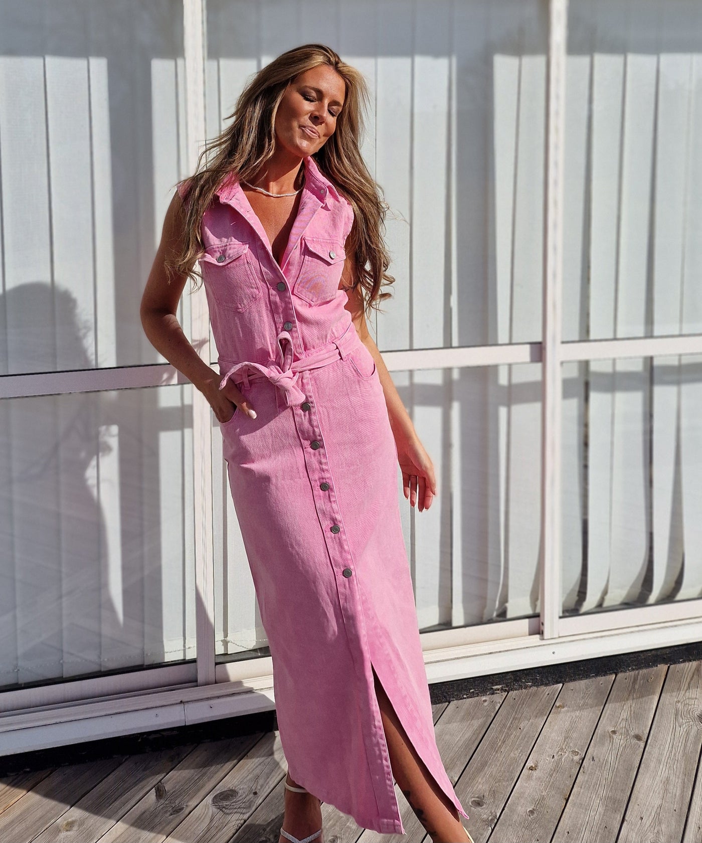 Jeanskleid Pink Dream