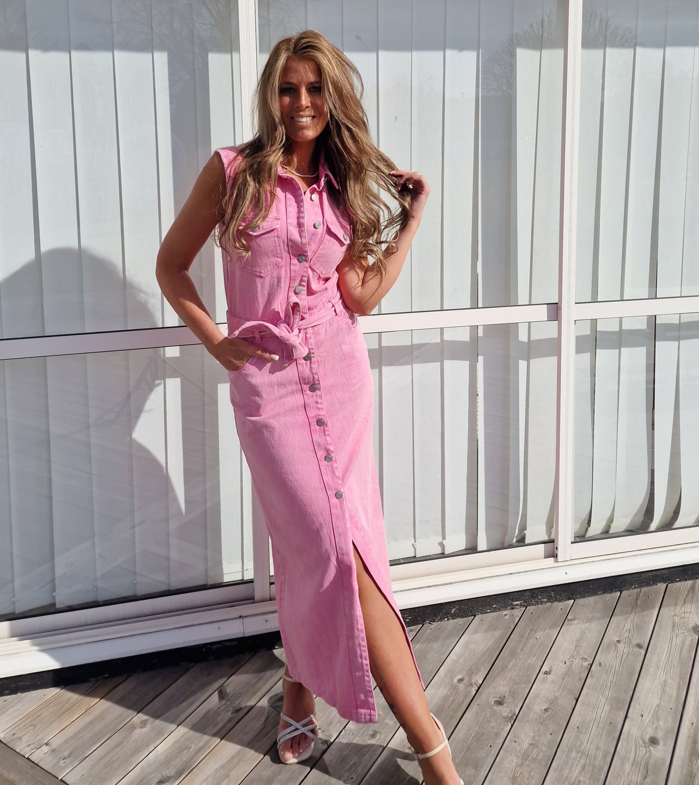 Jeanskleid Pink Dream