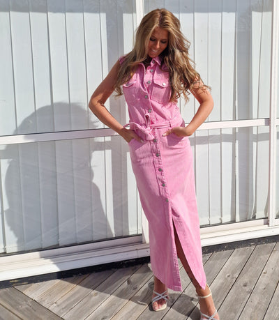 Jeanskleid Pink Dream