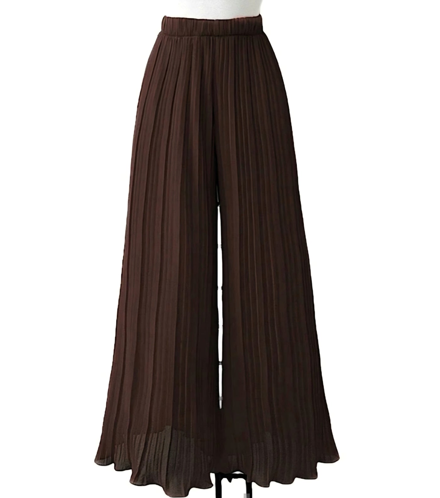 Gepuffte Hose Schwarz Braun