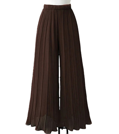 Gepuffte Hose Schwarz Braun