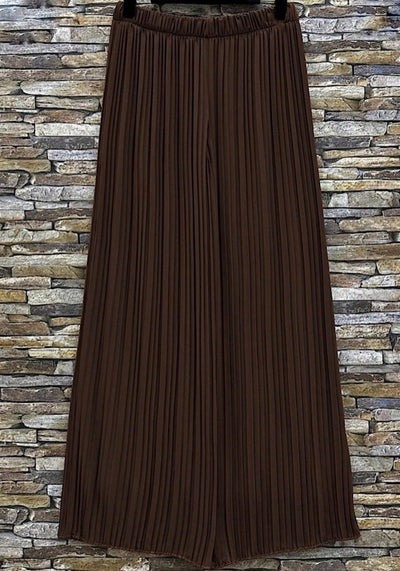 Gepuffte Hose Schwarz Braun