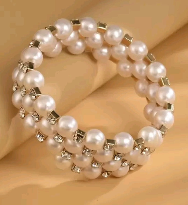 Armband Sara Perlen/Gold