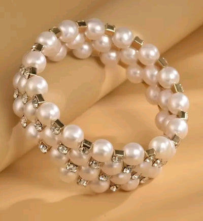 Armband Sara Perlen/Gold