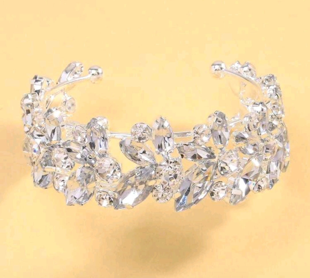 Armband mit Strass Silber