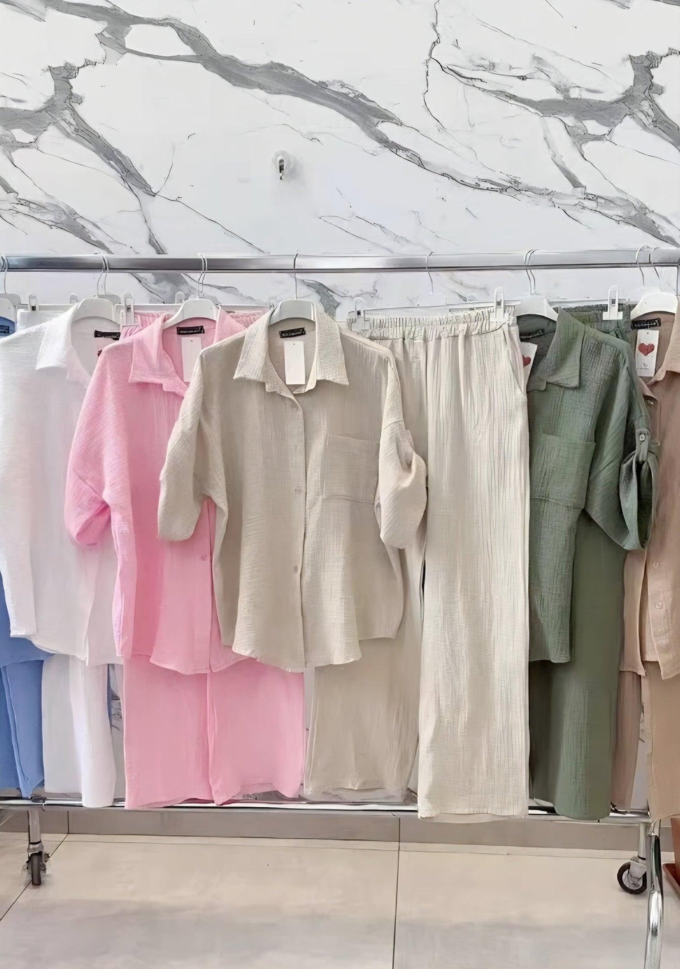 Set mit Hemd und Hose camel